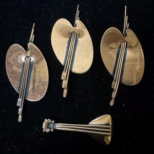 Renoir signed brooch pins lot